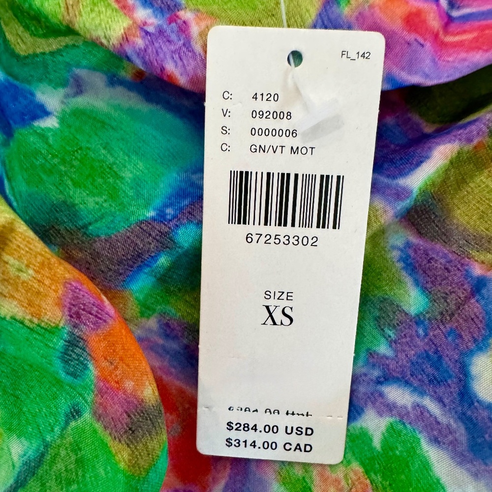 NWT Anthropologie Hope For Flowers by Tracey Reese Asymmetrical Skirt Size XS I - Picture 7 of 11